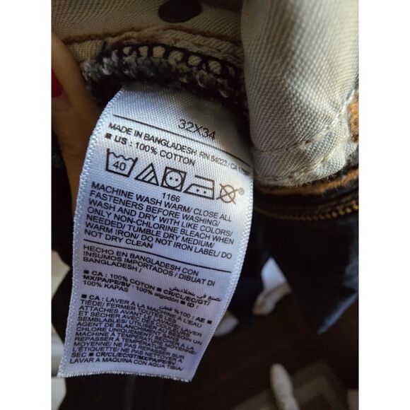 NWT Old Navy Jeans Medium Wash Denim Wow Loose Built-In Tough Rugged Mens 32x34 - Picture 9 of 13